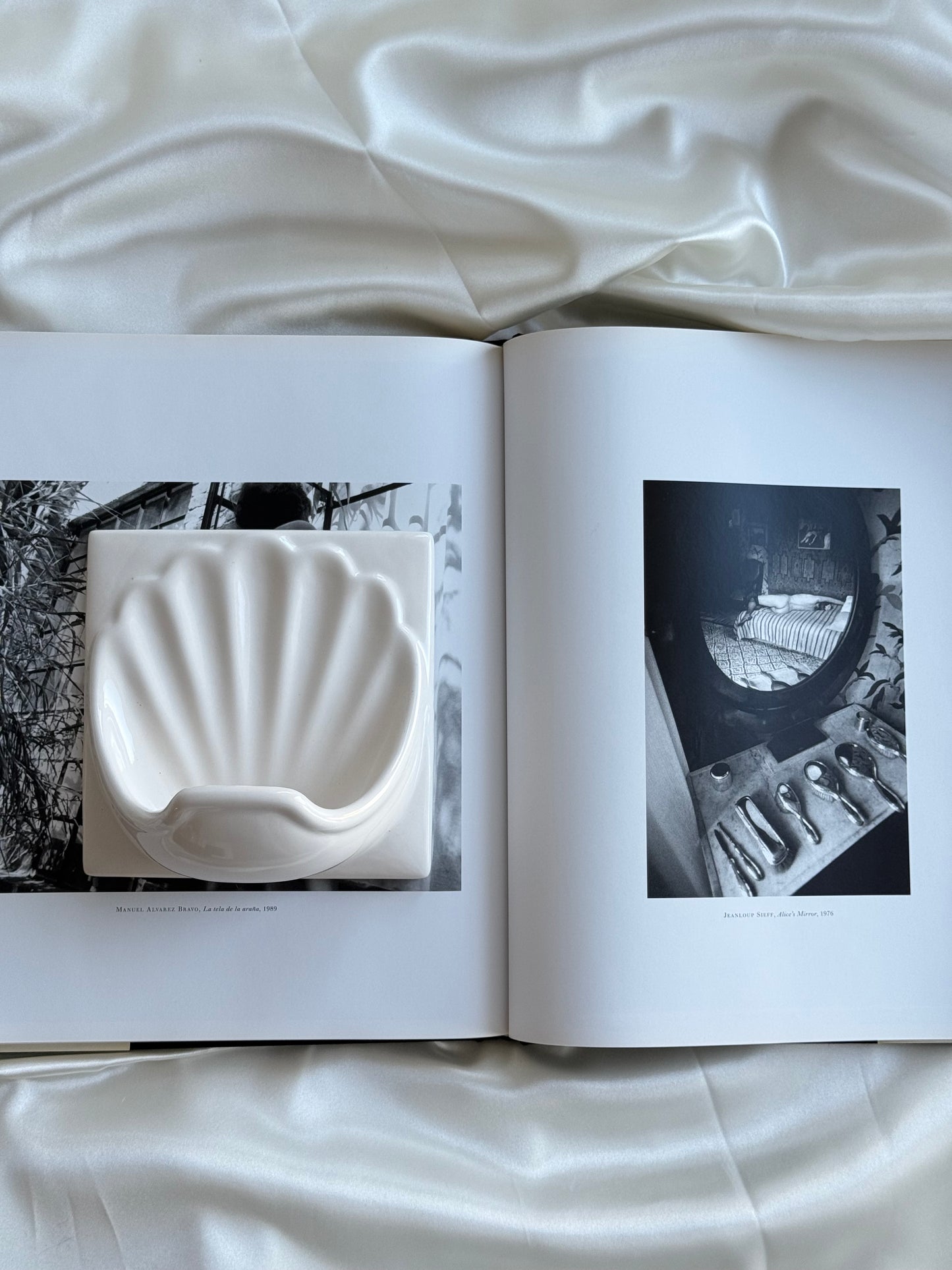 Vintage White Ceramic Shell Wall-Mounted Soap Dish