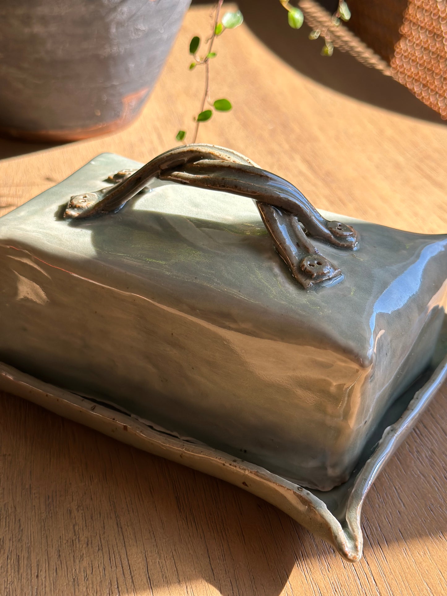 Ceramic butter dish
