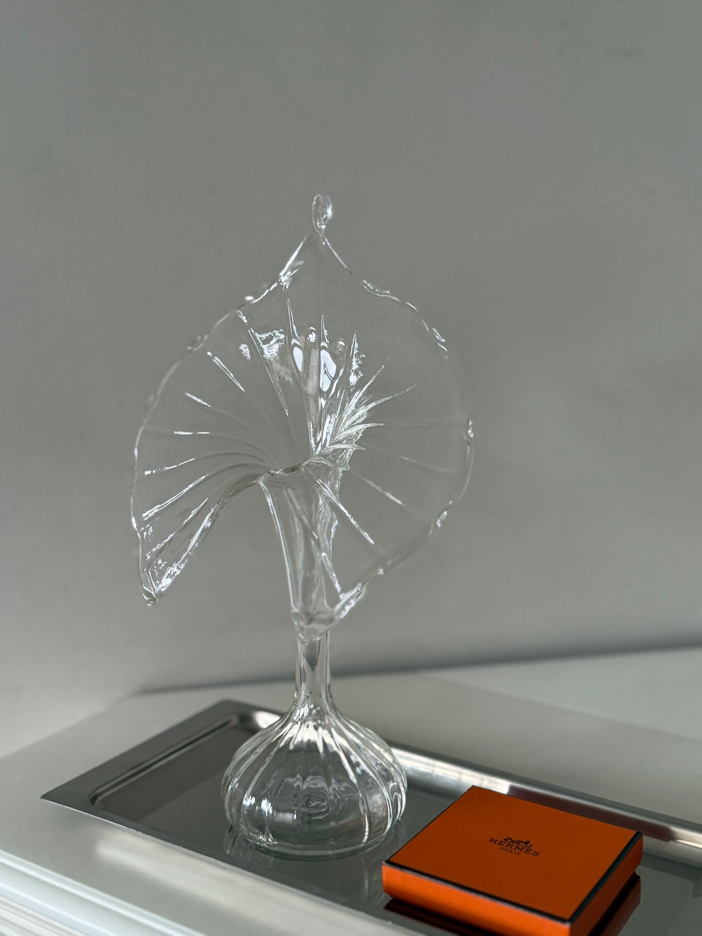 Vintage Centrovetro Italia Glass Vase