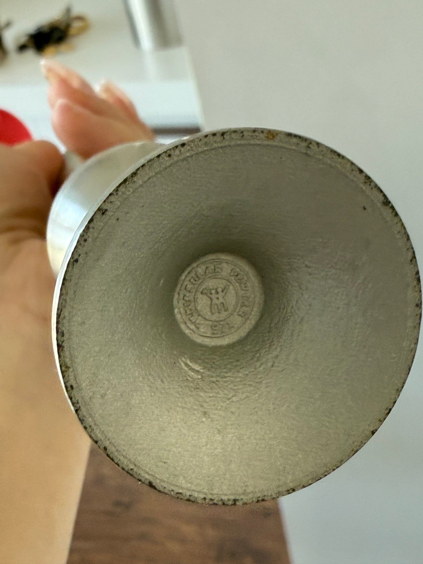 Vintage Pewter Bud Vase