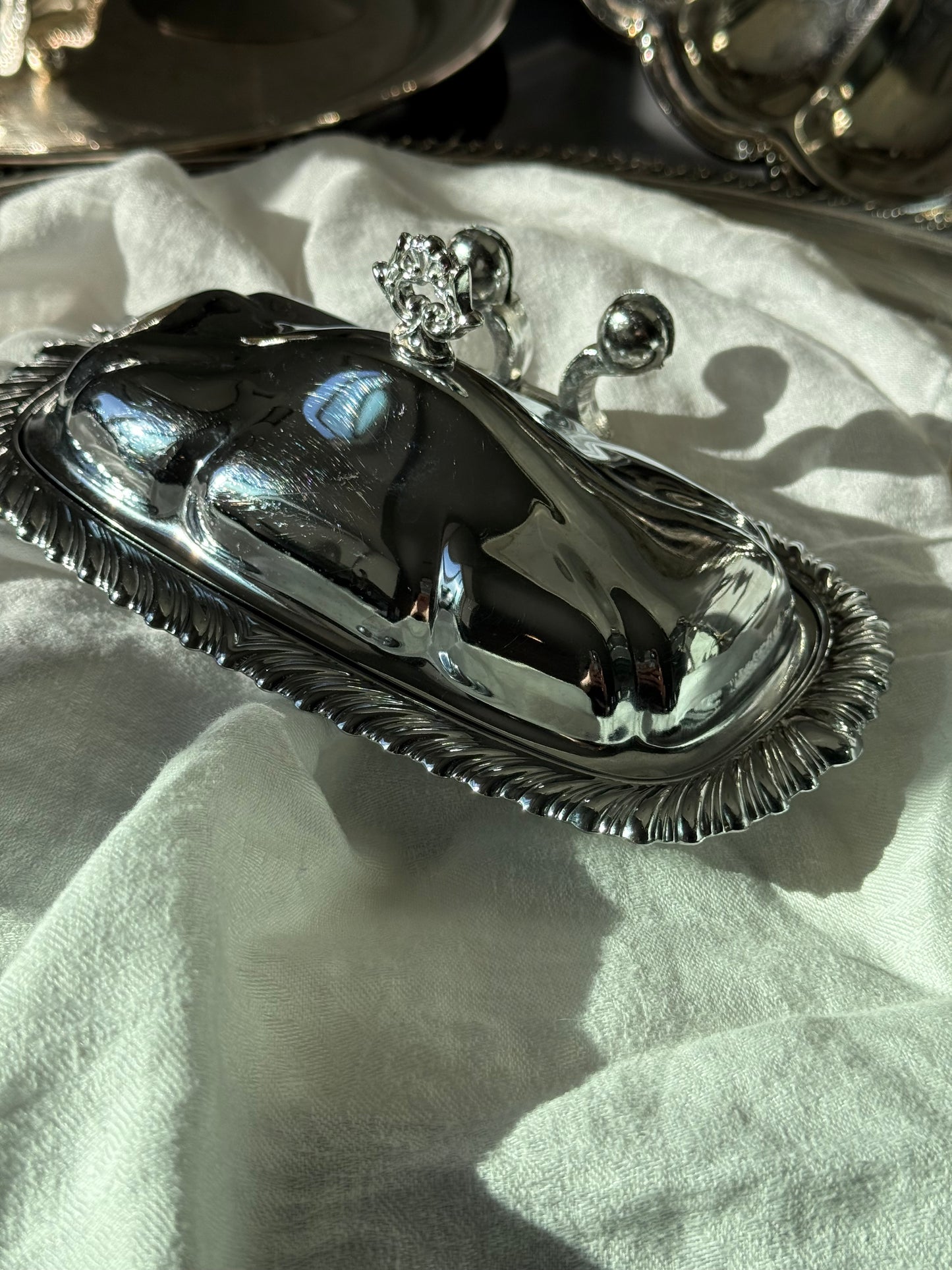 Vintage butter dish