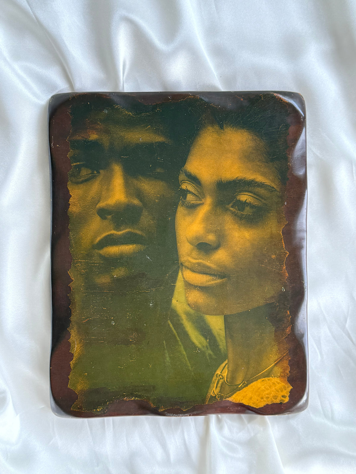 Vintage Portrait Wall Art – Sepia-Toned Couple