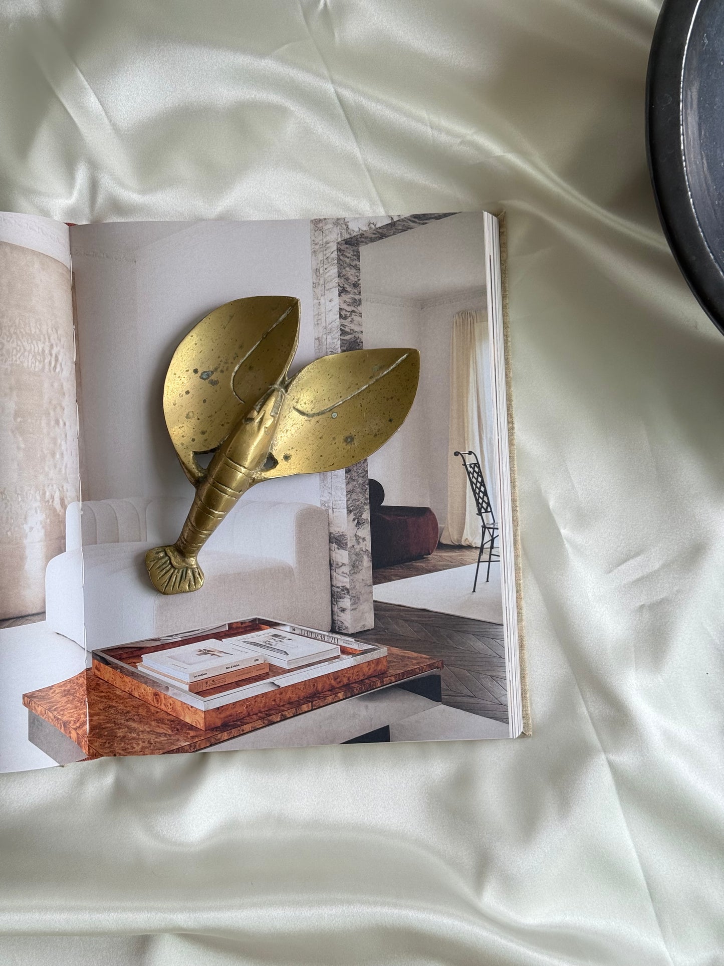 Vintage Solid Brass Lobster Dish – Mid-Century Figural Catchall