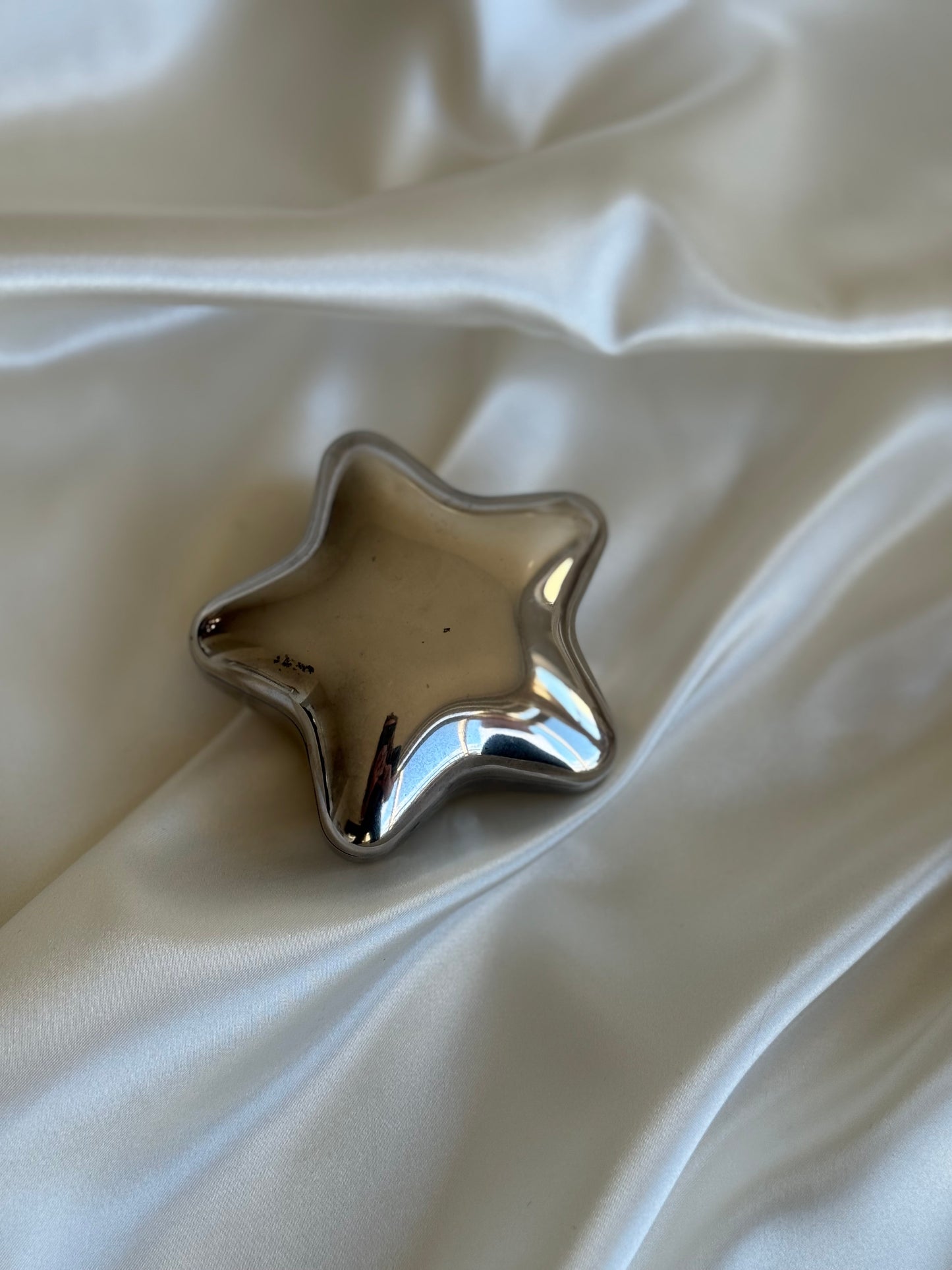 Silver Plated Star Jewelry Holder