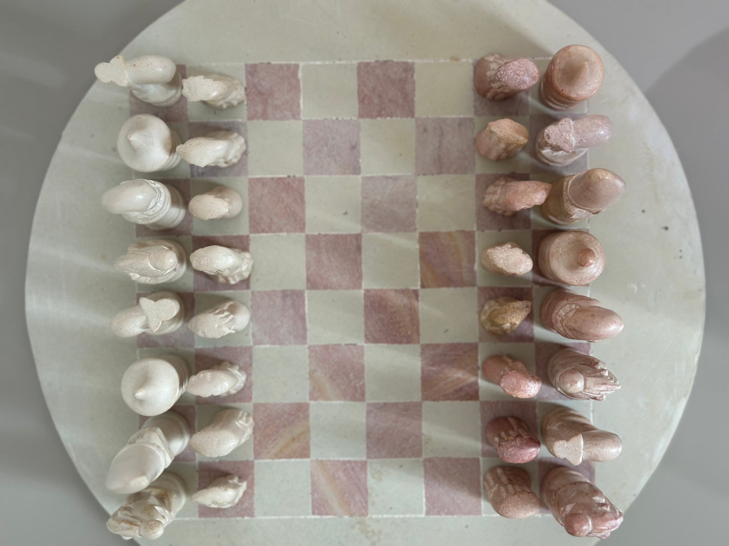 Soapstone chess set