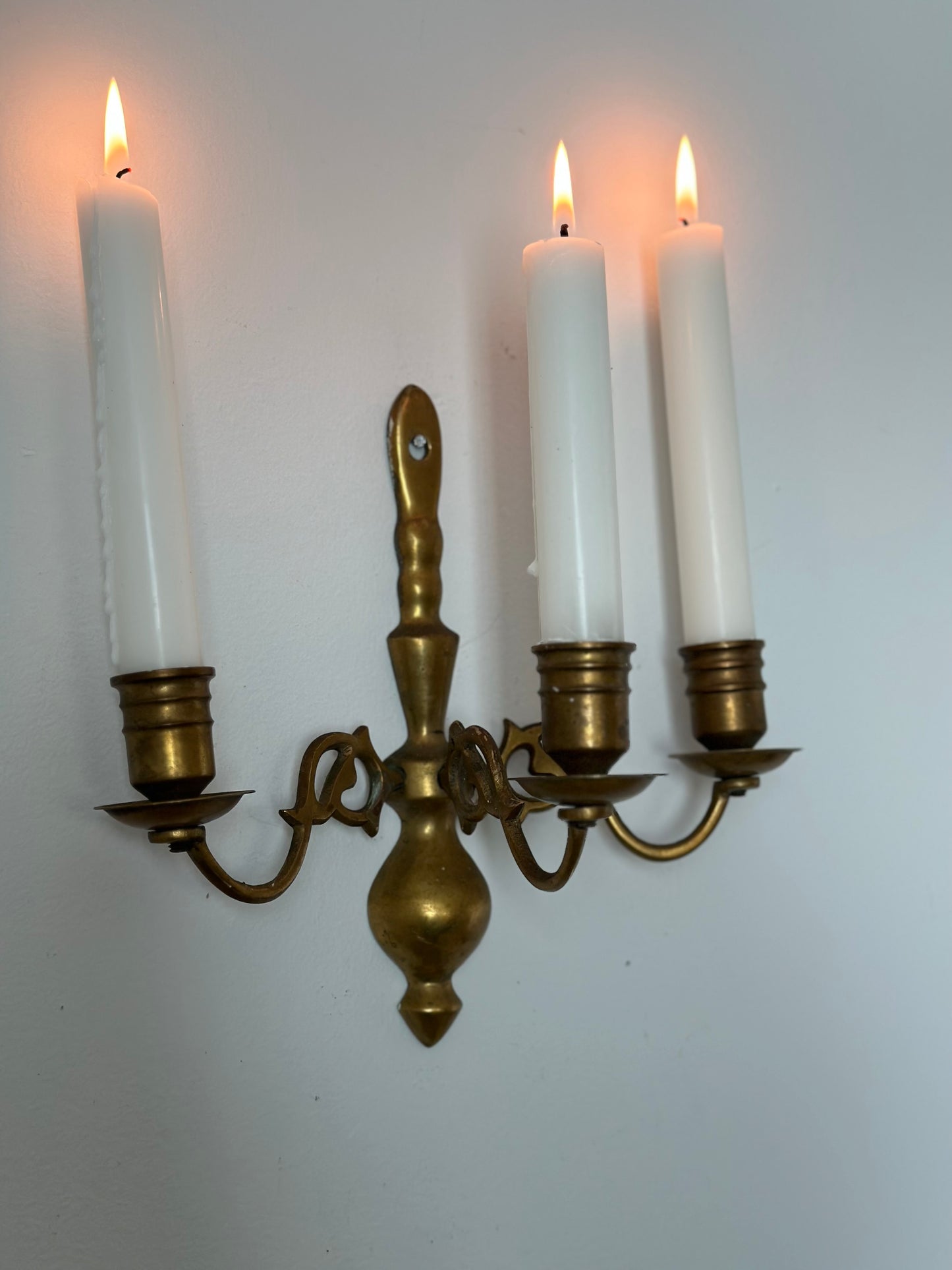 Vintage brass sconce