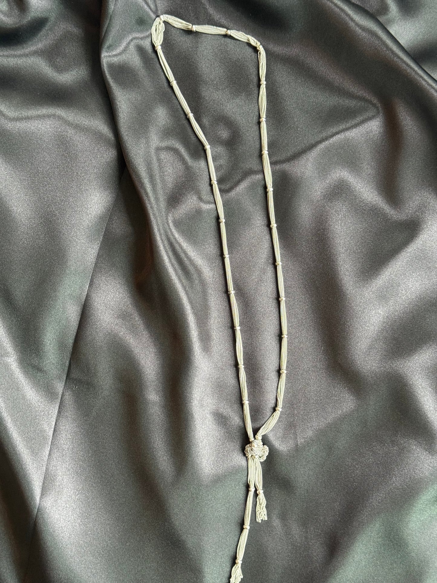 Silver-Tone Knot Chain Necklace