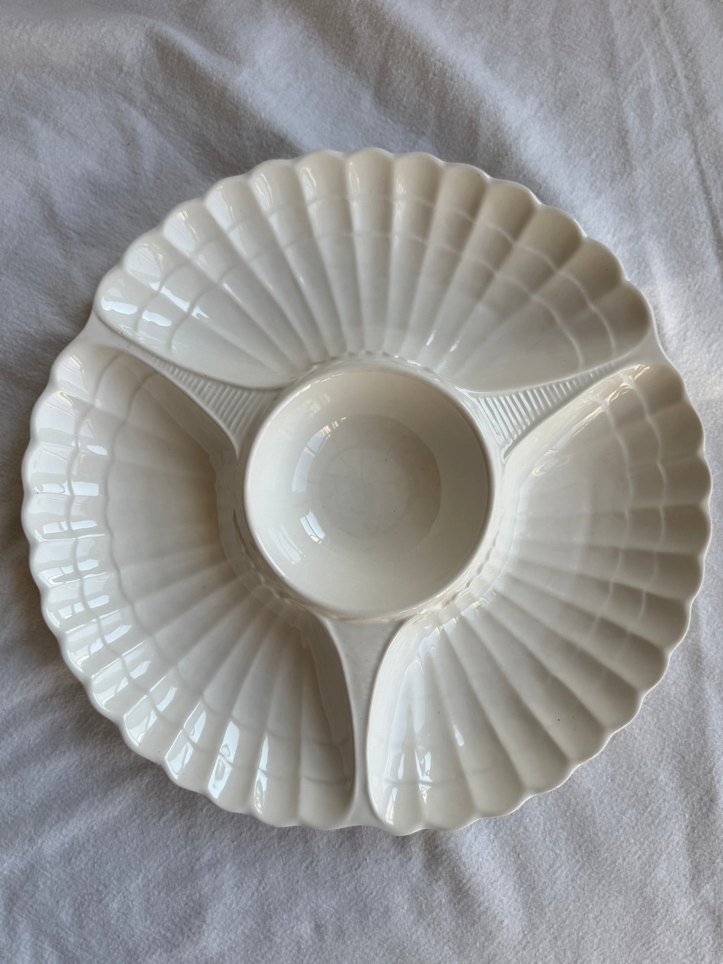 Vintage Ceramic Divided Serving Dish – Made in Japan