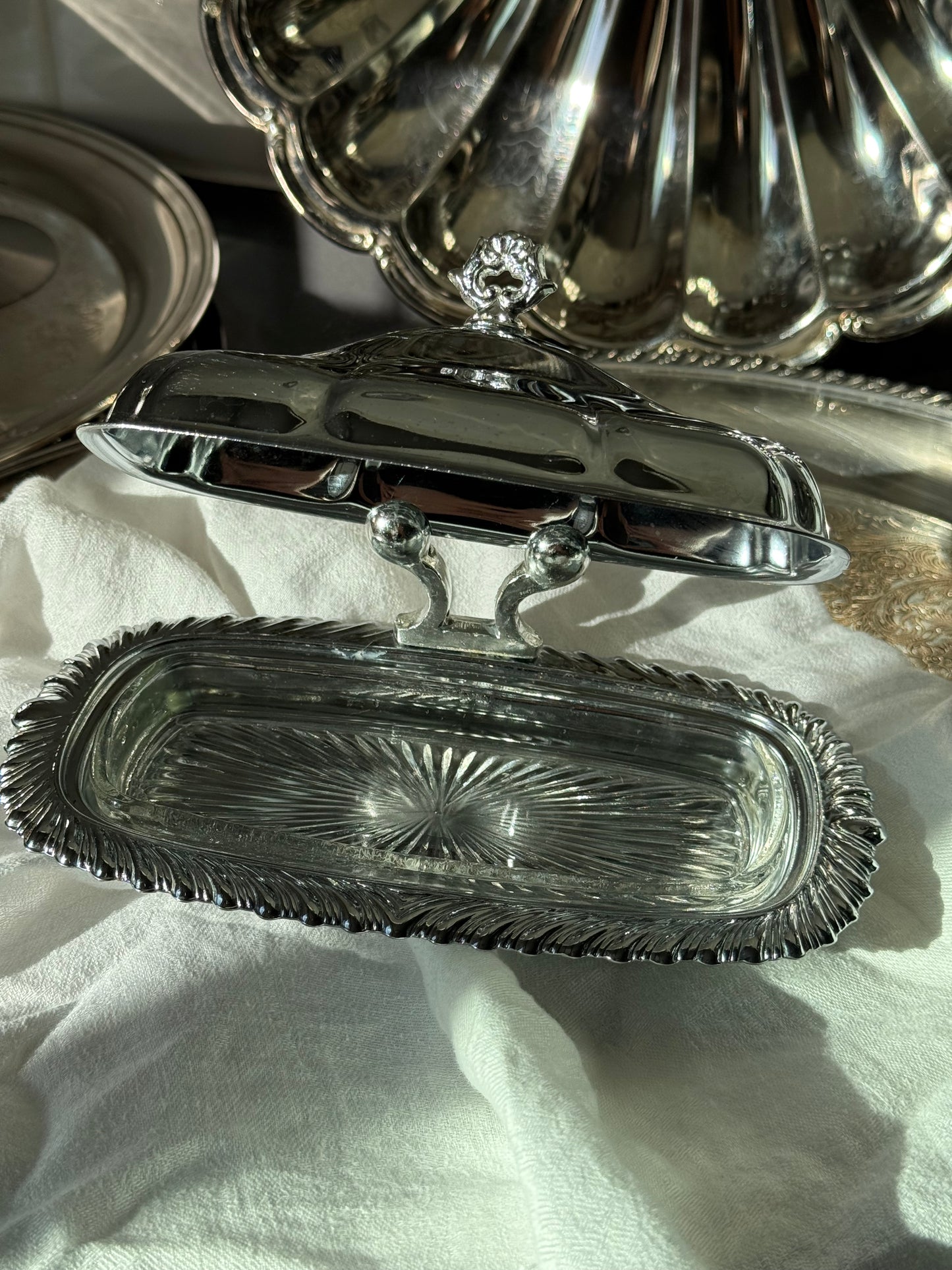 Vintage butter dish