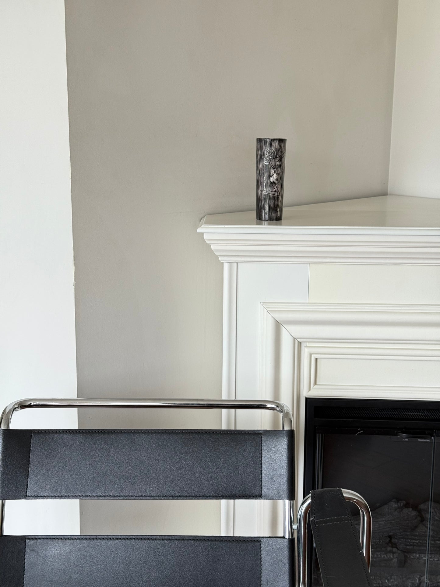 Curated Vintage Nude Silhouette Set – Modernist Tumbler & Figural Bottle Opener