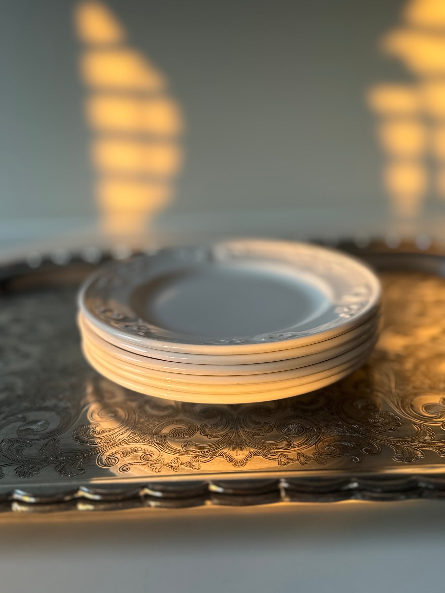 Vintage Dudson Dessert Plates (England)