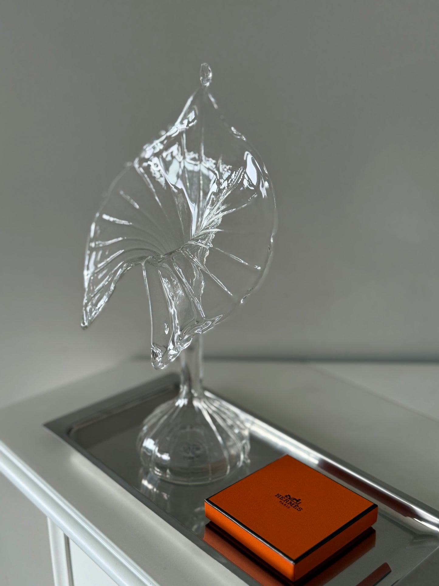 Vintage Centrovetro Italia Glass Vase