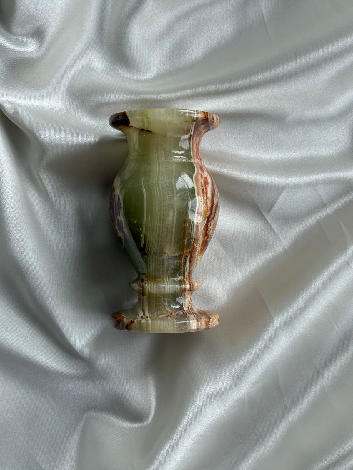 Vintage Green Onyx Bud Vase
