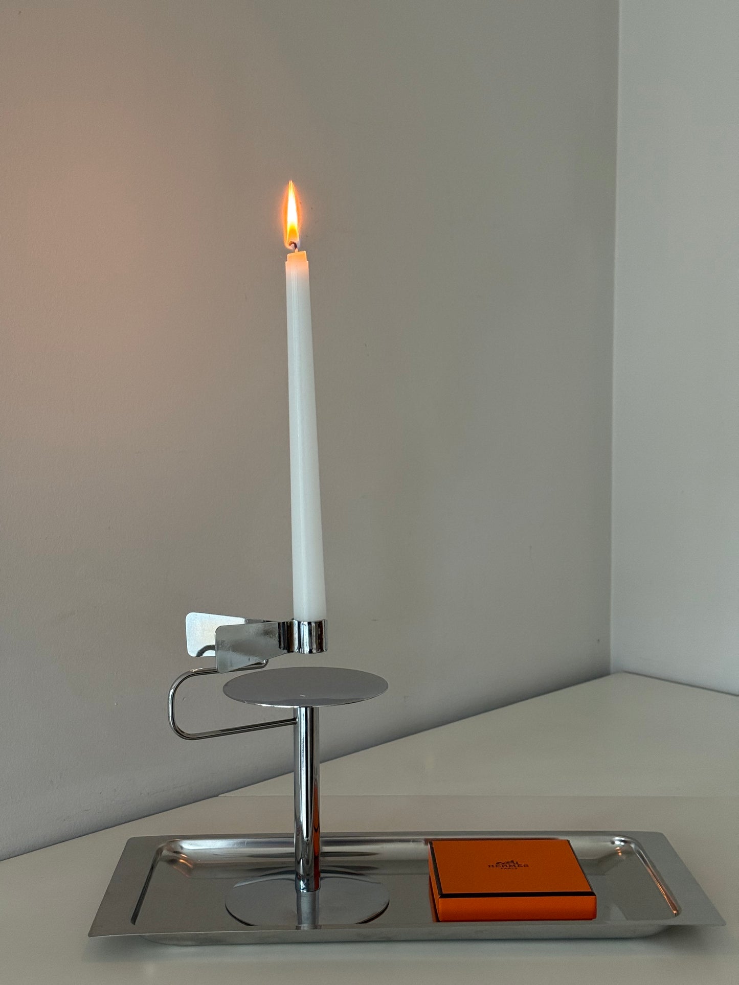Michele De Lucchi Italy Candlestick – Chrome