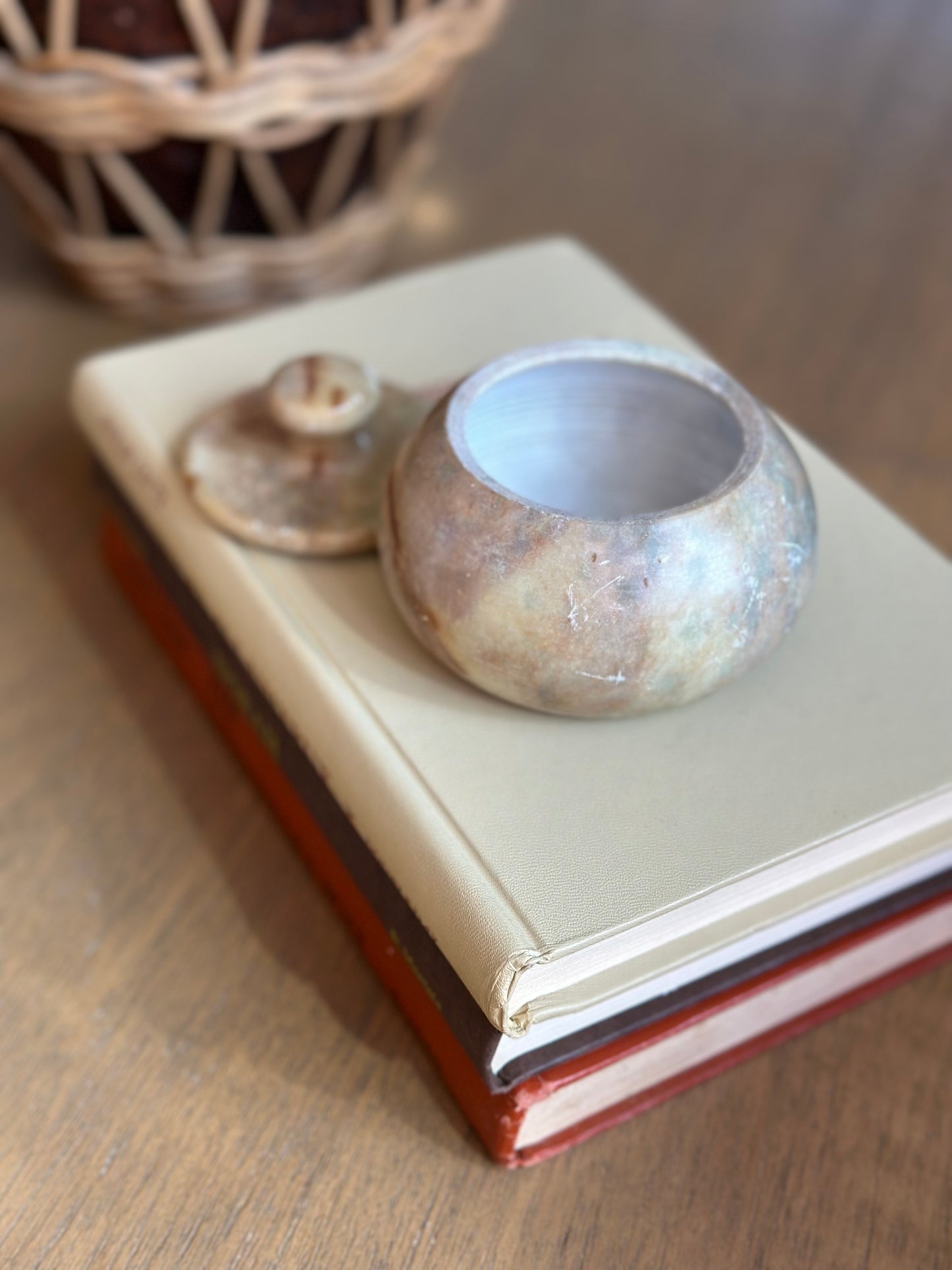 Small stone trinket box