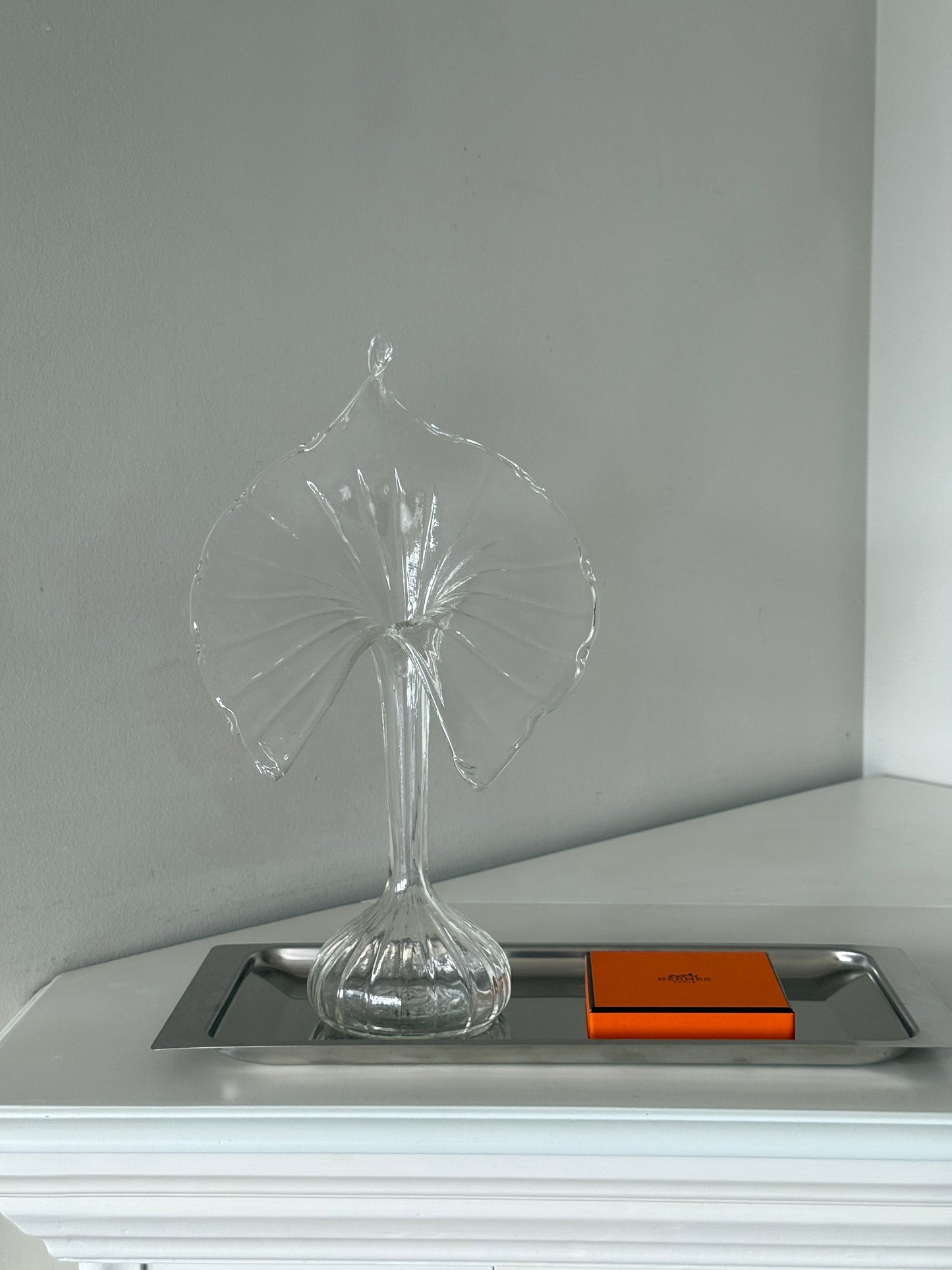 Vintage Centrovetro Italia Glass Vase