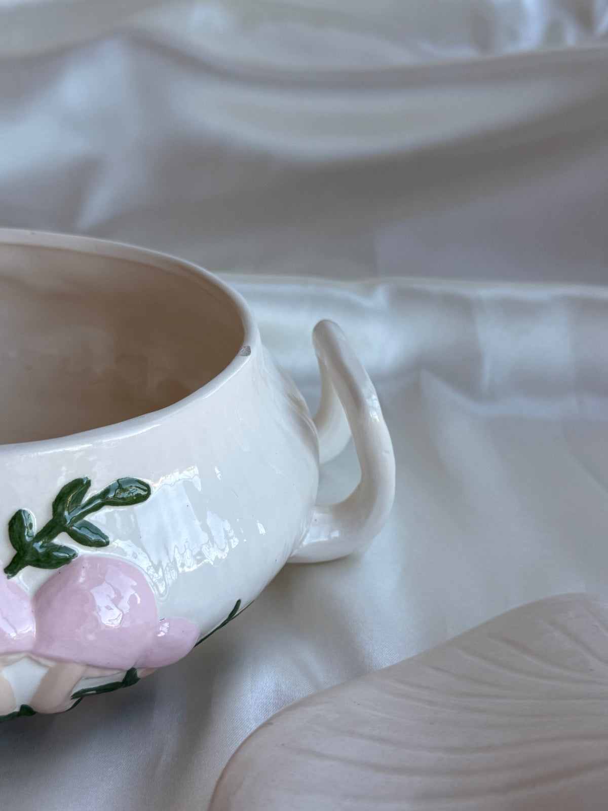 Vintage Ceramic Mushroom Tureen / Covered Serving Bowl