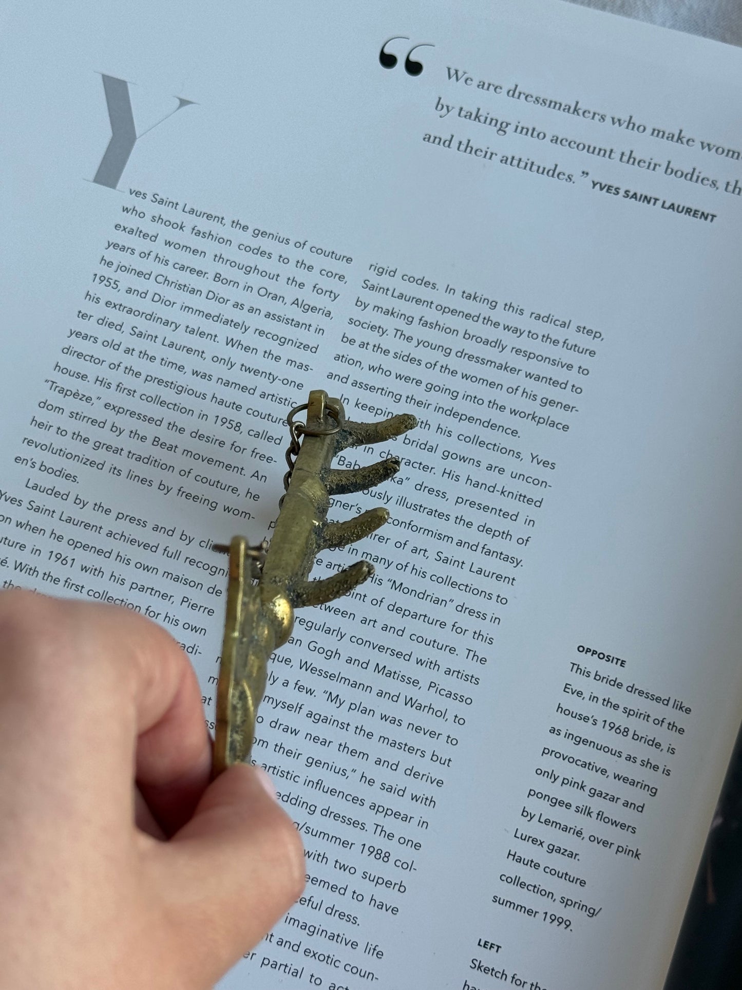 Vintage Brass Skeleton Key Wall Hook