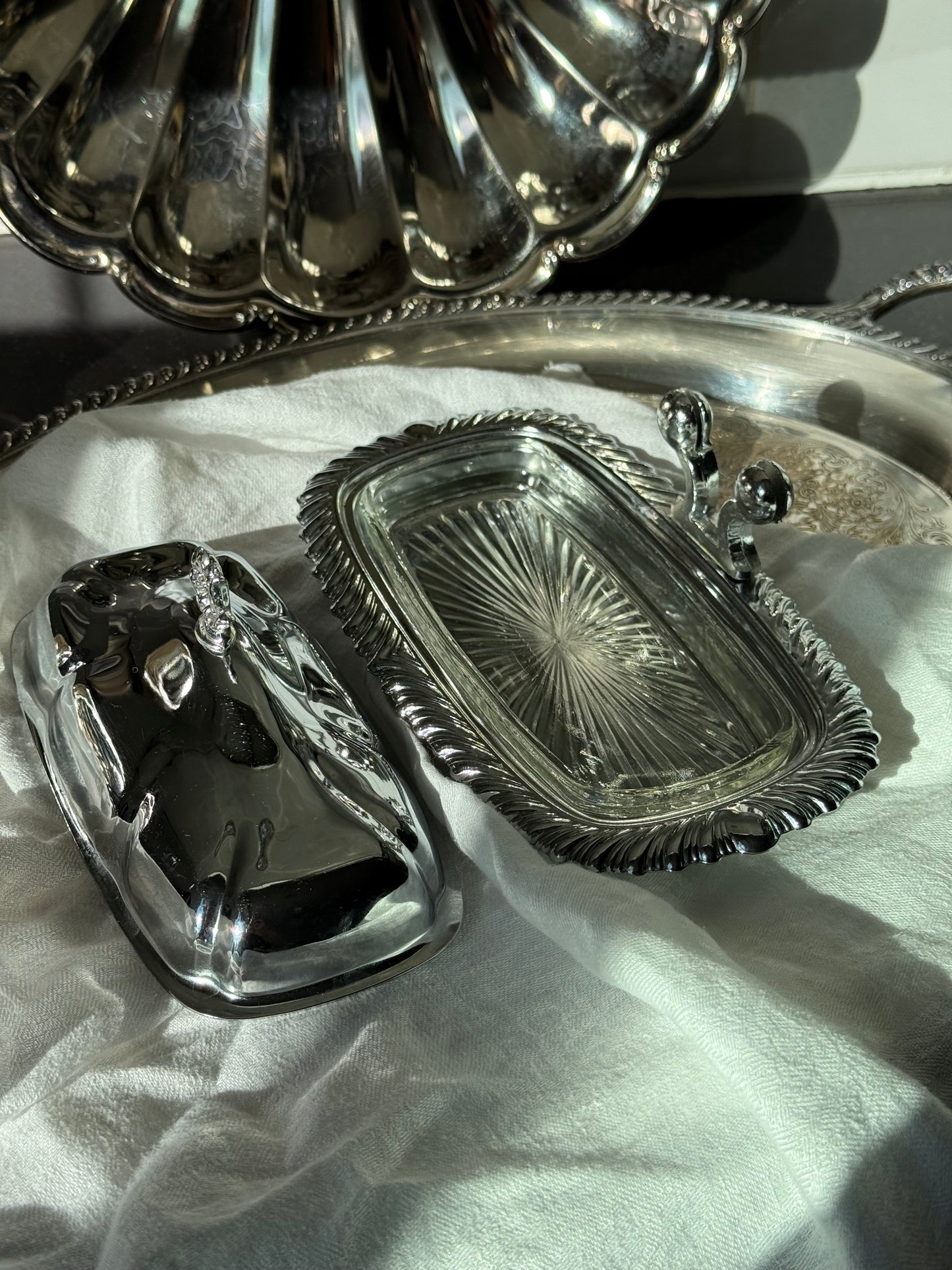 Vintage butter dish