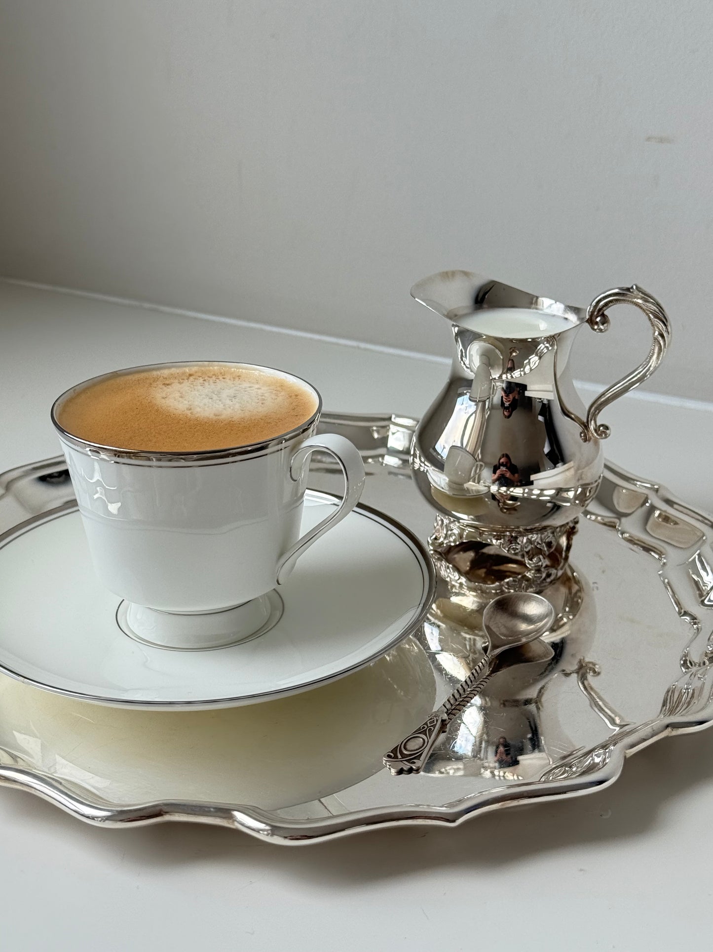 Vintage Mikasa Bone China Cups & Saucers – Set of 4