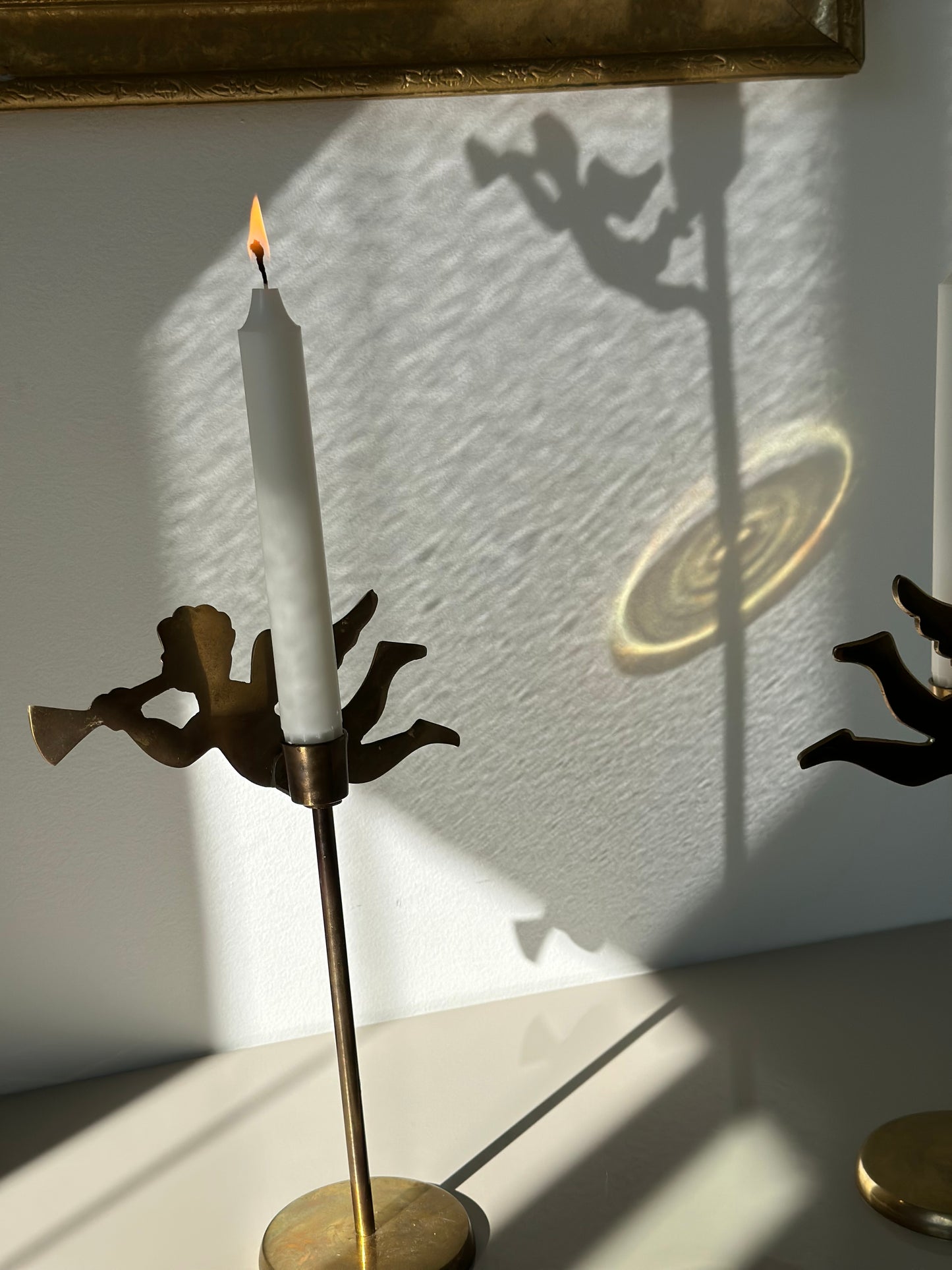 Cherub candleholders