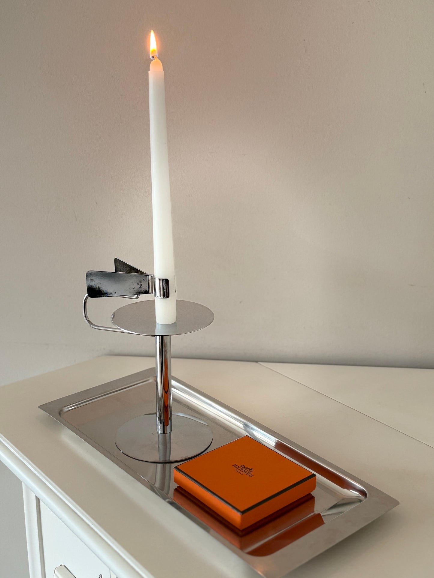 Michele De Lucchi Italy Candlestick – Chrome