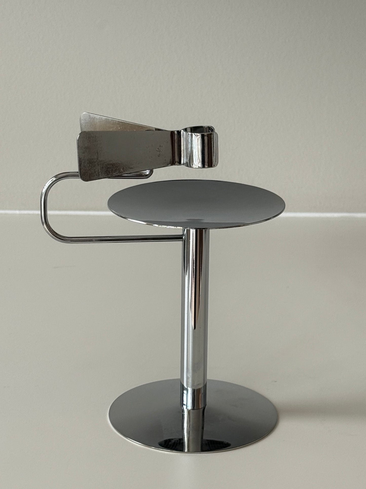 Michele De Lucchi Italy Candlestick – Chrome