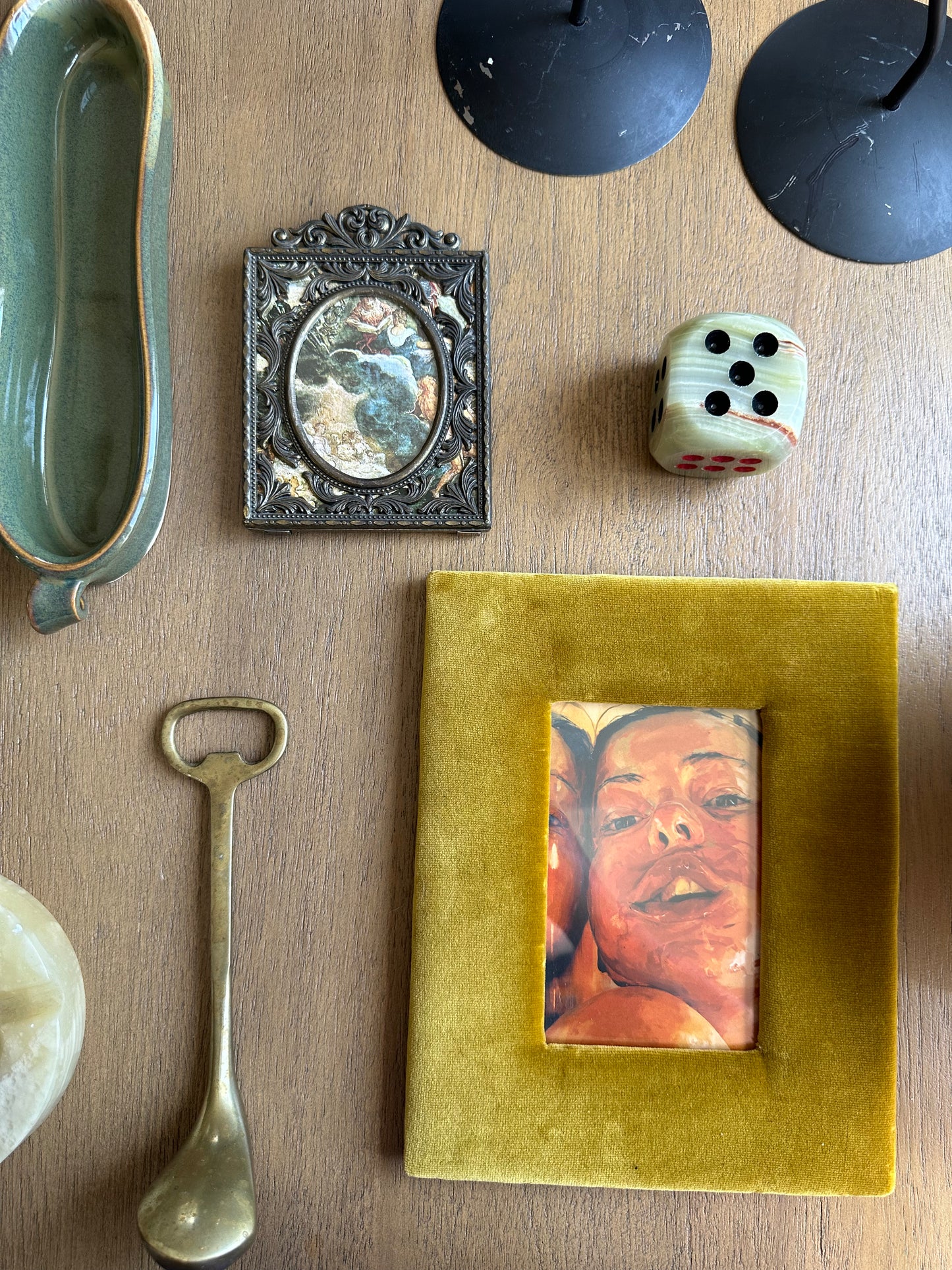 Velvet photo frame