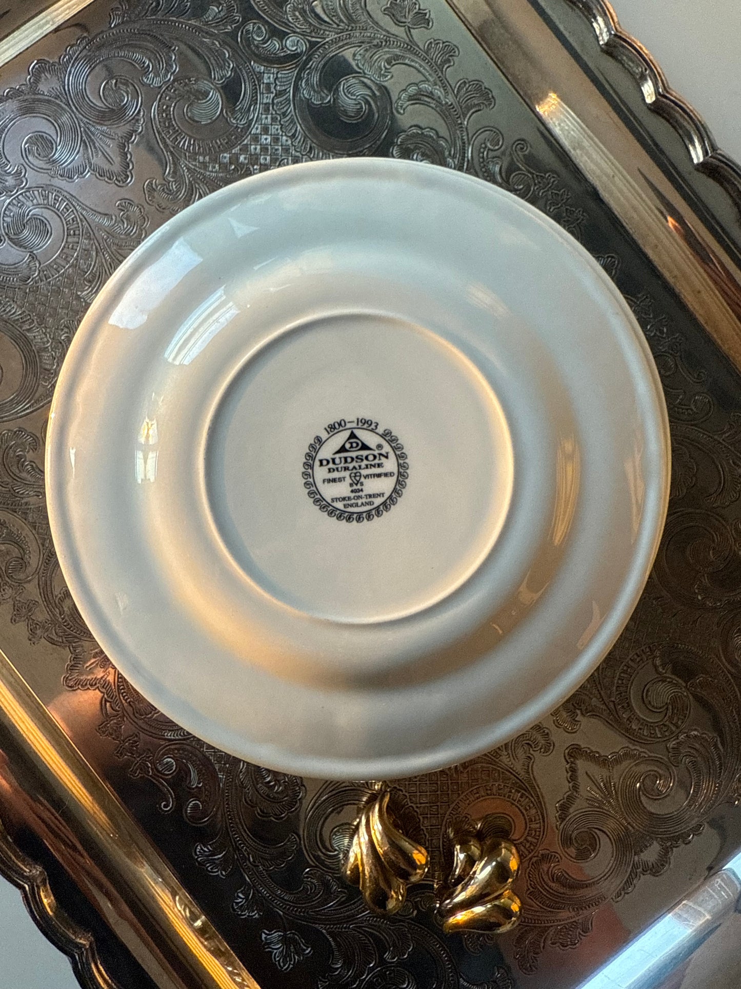 Vintage Dudson Dessert Plates (England)