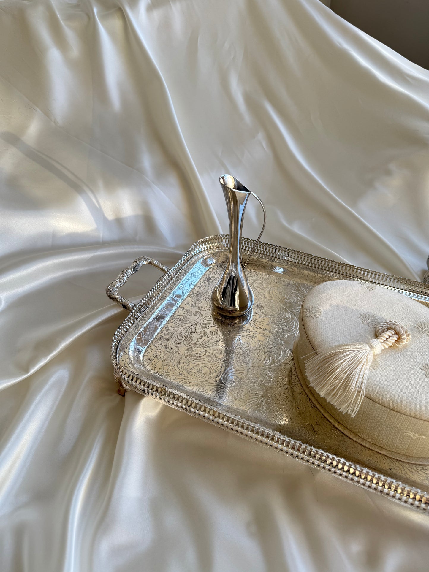 Vintage Silver Plated Bud Vase