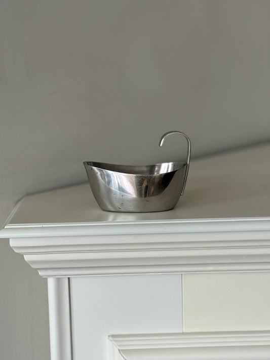 Vintage Gense Sweden Stainless Steel Gravy Boat