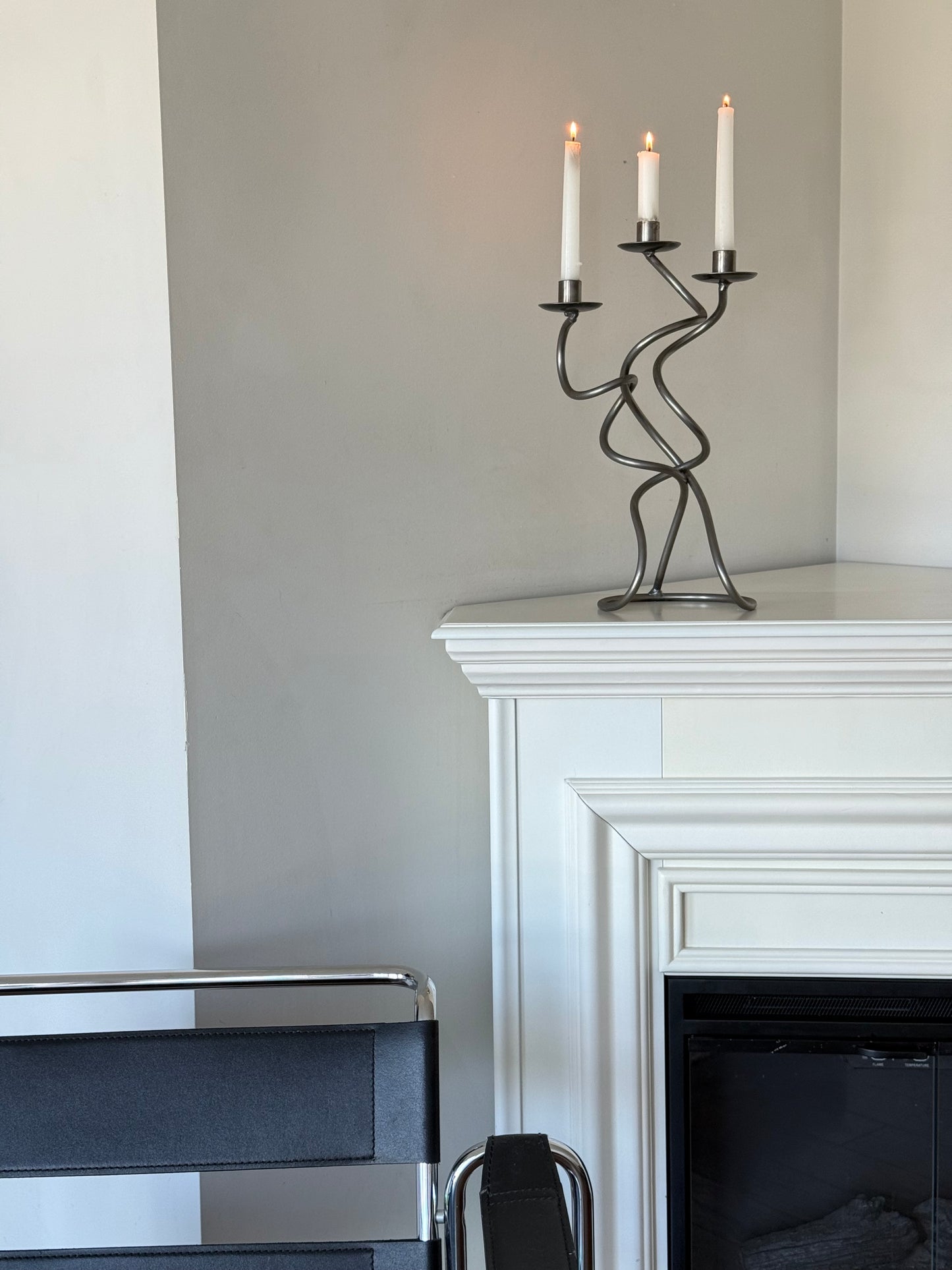 Large Vintage Sculptural Candelabra