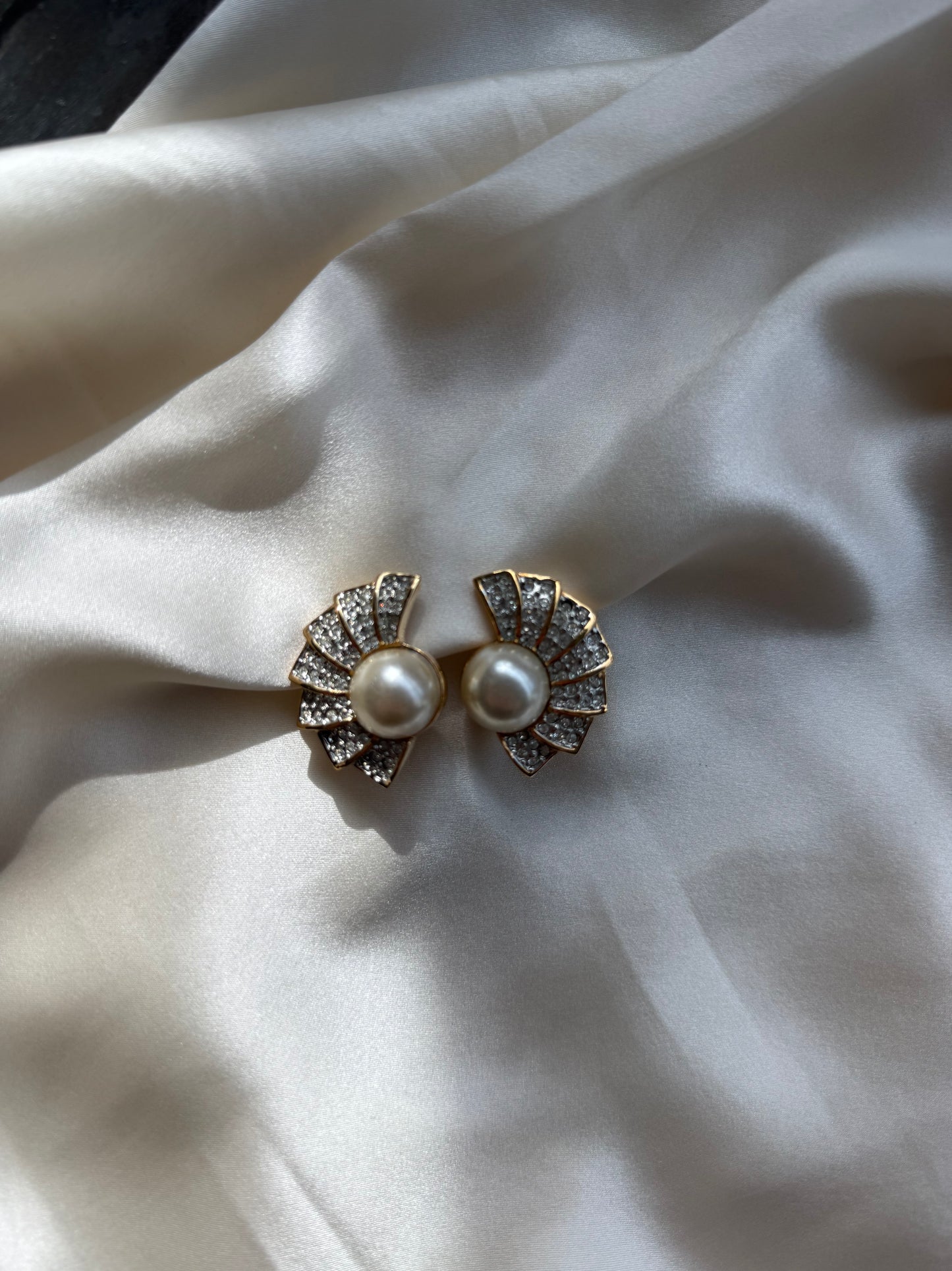 Set of Two Pairs Vintage Butler Clip-On Earrings