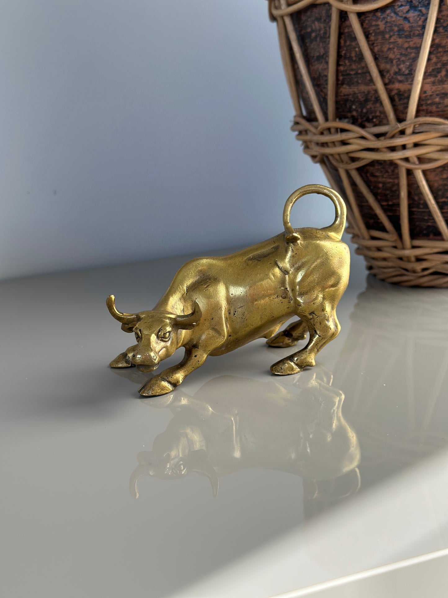 Brass Lucky bull