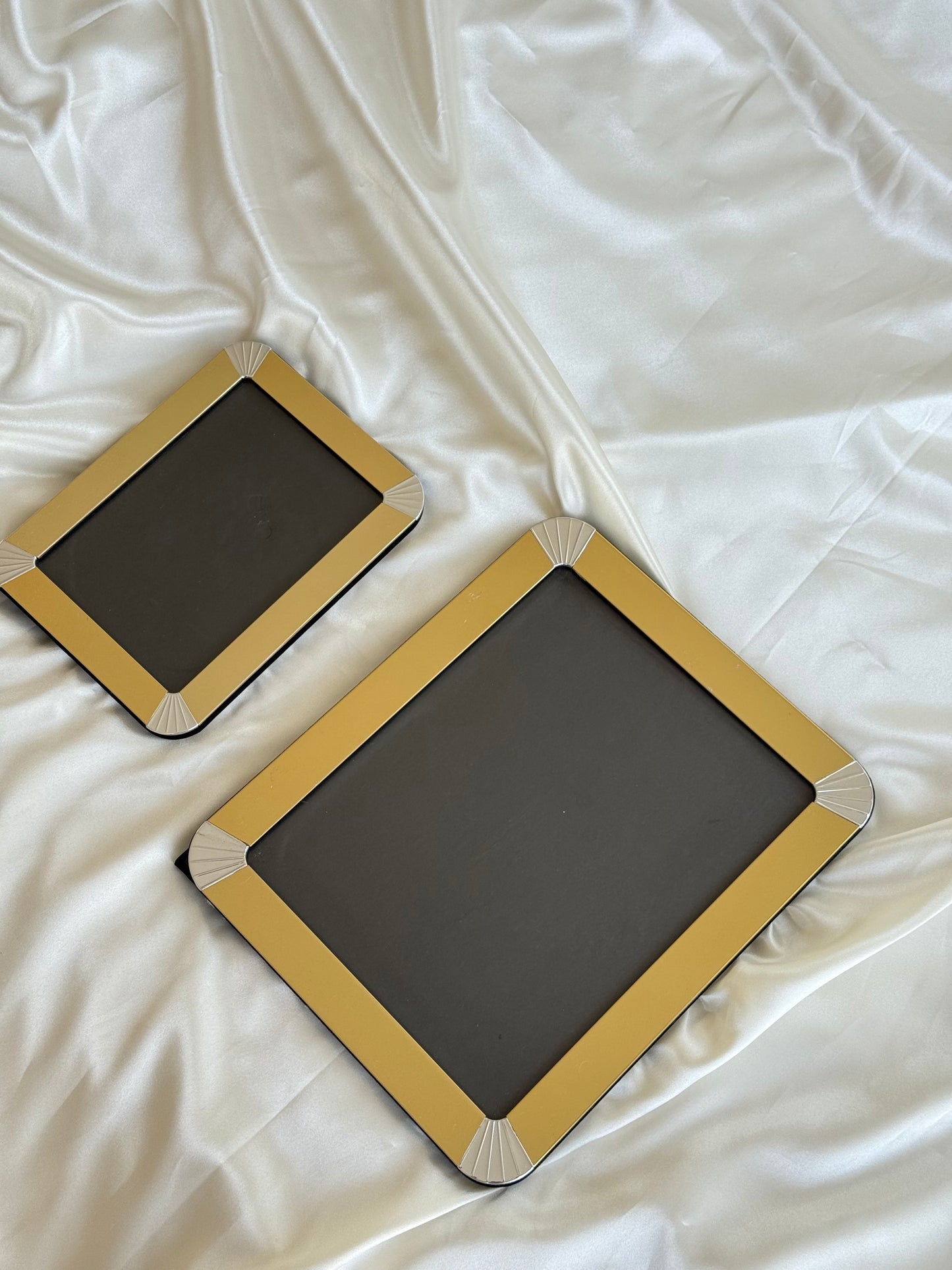 Vintage Art Deco Style Picture Frame Set – Set of 2