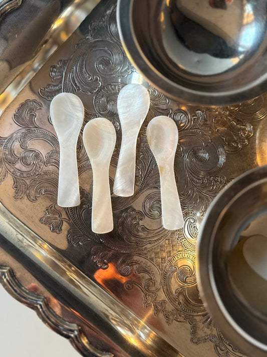 Mother of pearl spoon