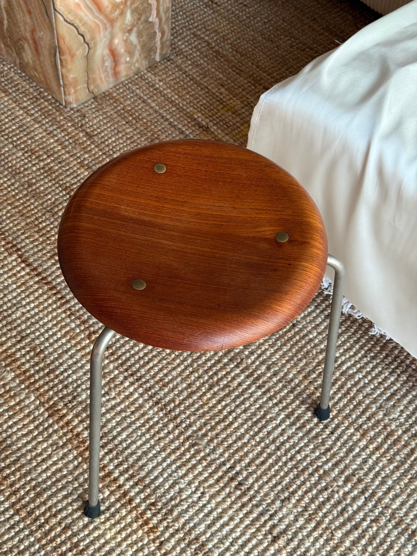 Vintage Arne Jacobsen Dot Stool for Fritz Hansen — Denmark