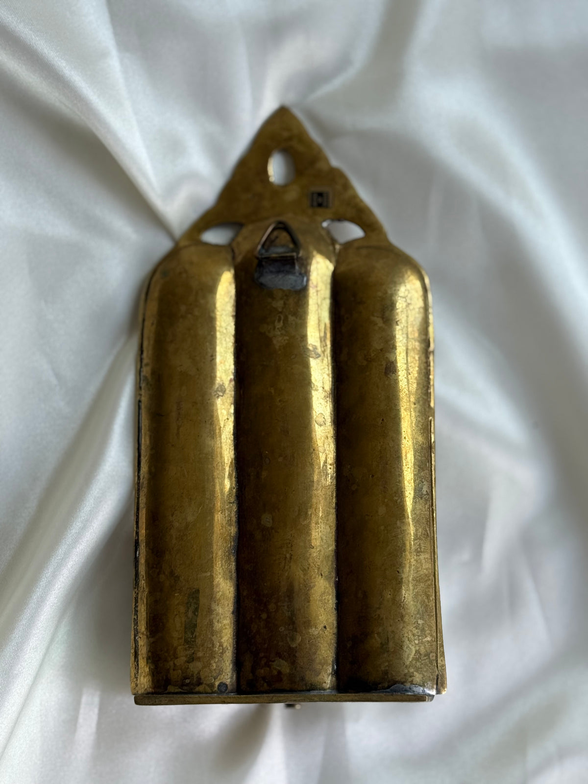 Vintage Brass Wall Candle Sconce