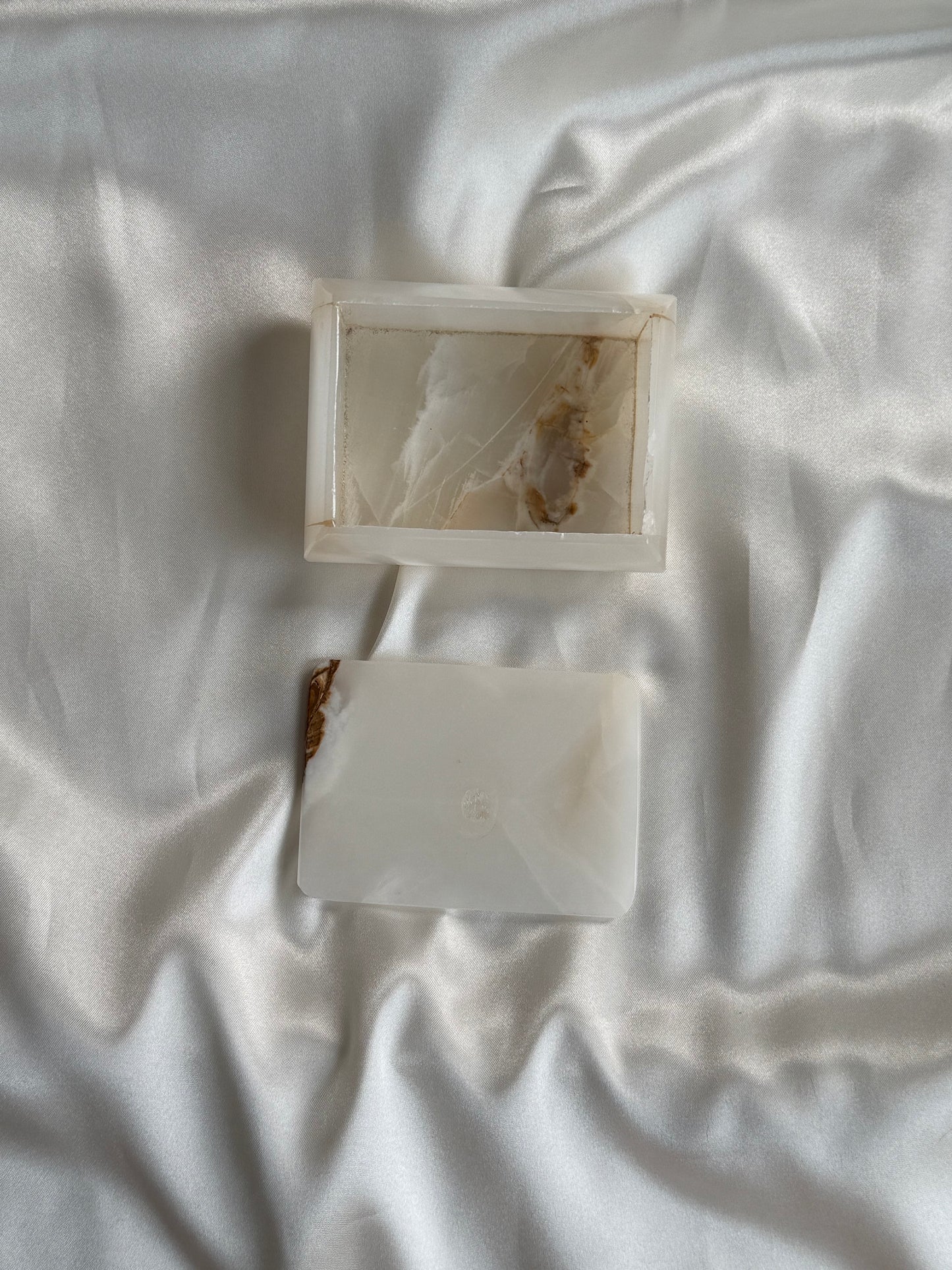 Vintage Onyx Trinket Box