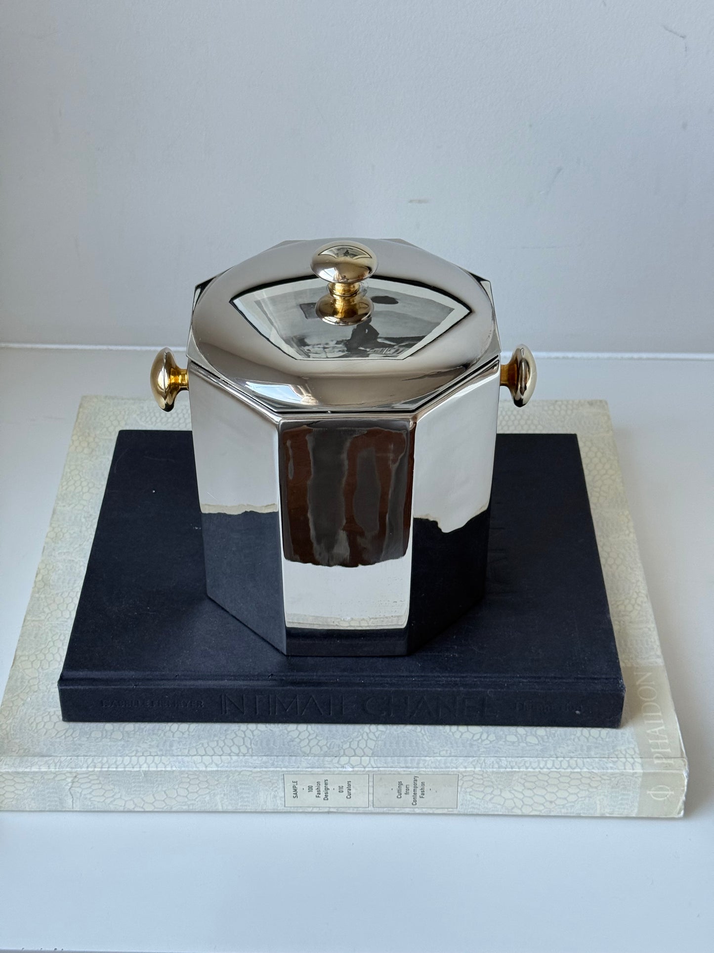 Vintage Silver-Plated Lidded Container / Ice Bucket
