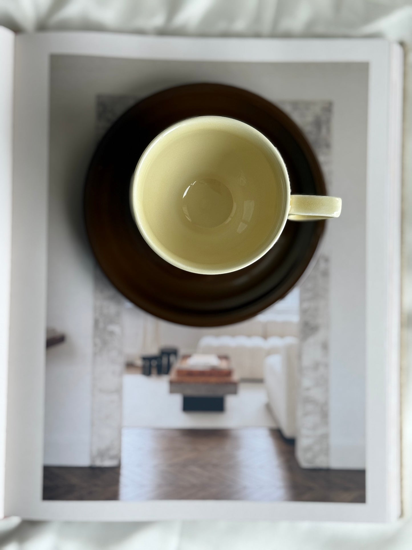 Vintage Pontesa Spain Ceramic Cup & Saucer Set