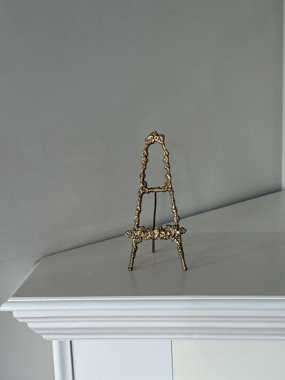 Vintage Ornate Brass Display Easel
