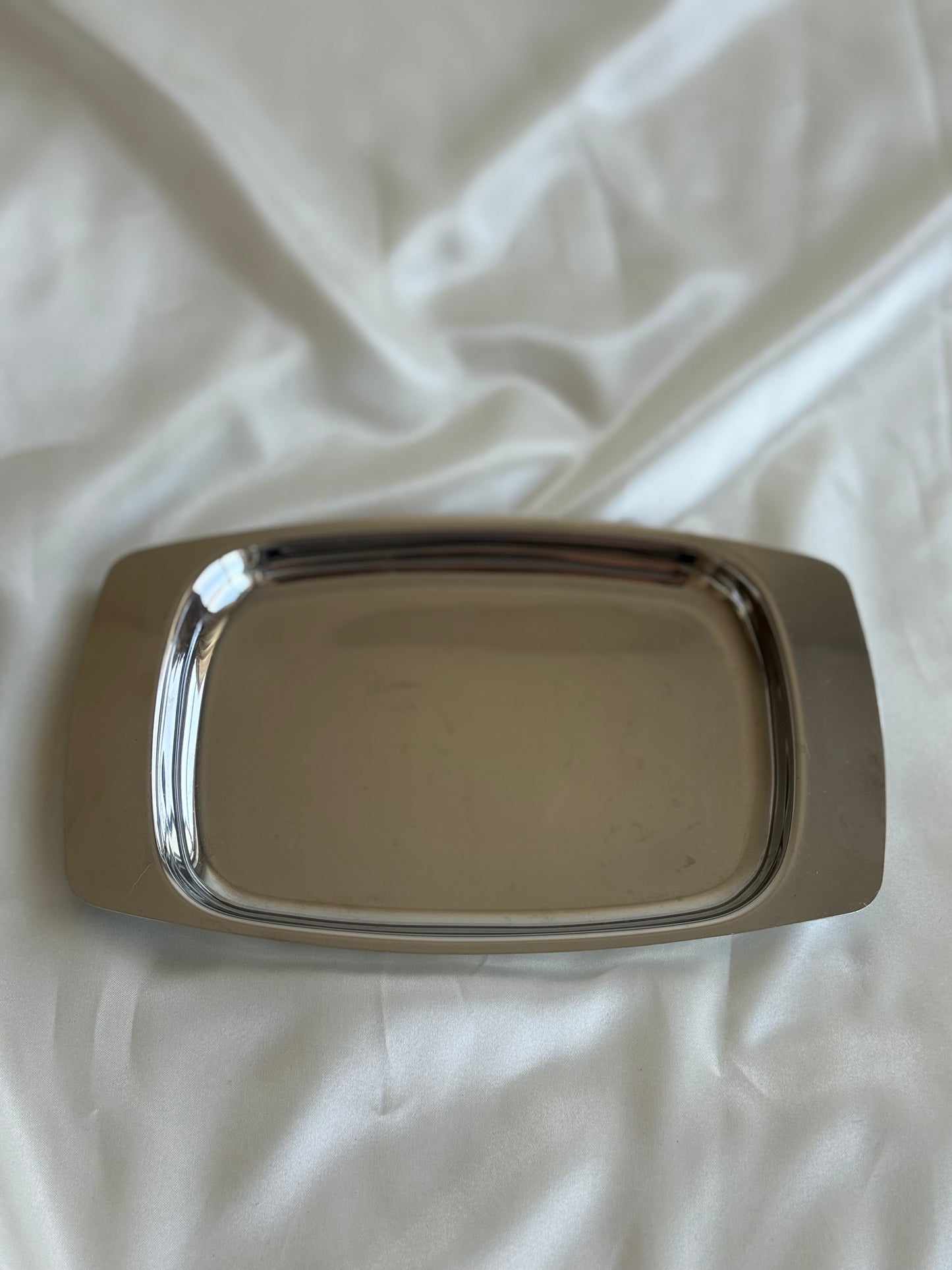 Vintage Oneida Stainless Steel Vanity Tray