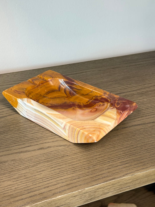 Vintage onyx ashtray