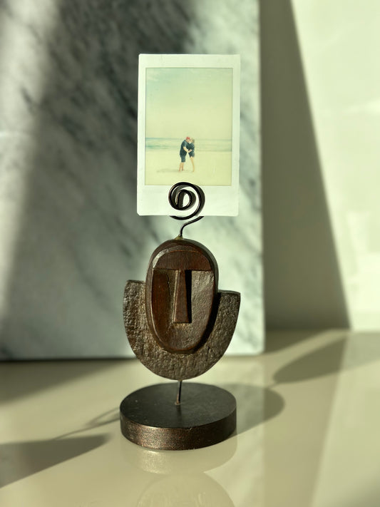 Wooden photo holder