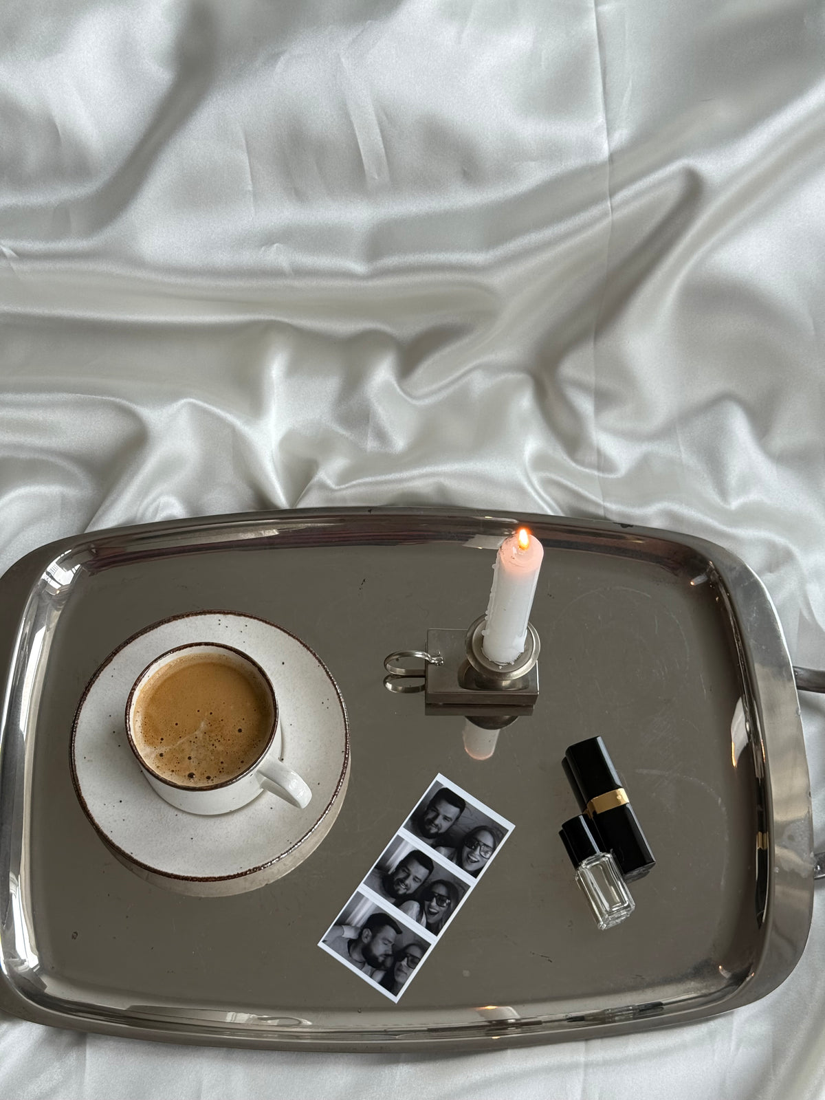 Vintage Metal Matchbox Candle Holder