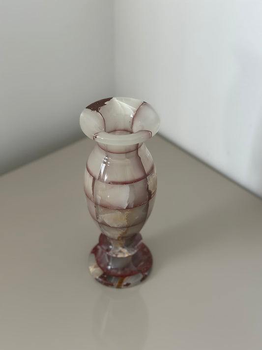 Vintage onyx vase