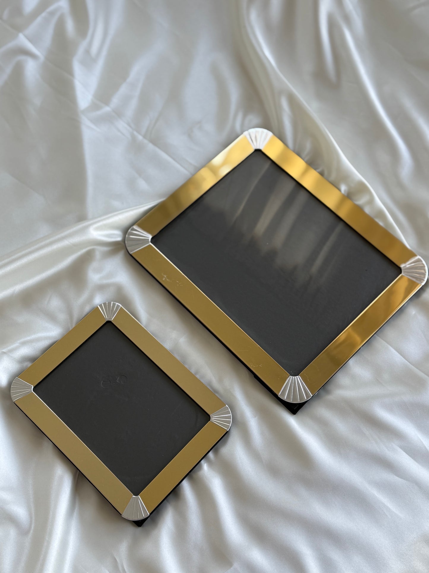 Vintage Art Deco Style Picture Frame Set – Set of 2