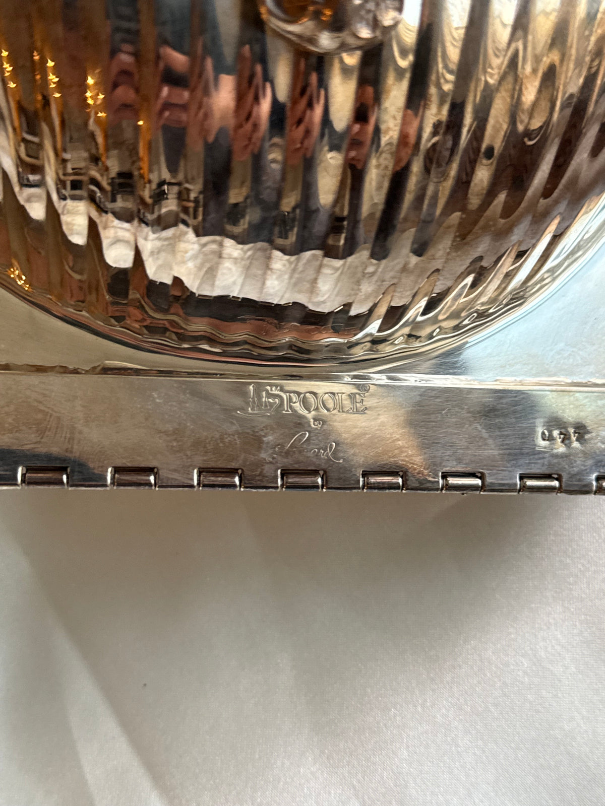 Vintage Leonard Silver Plated Swan & Shell Serving Dish