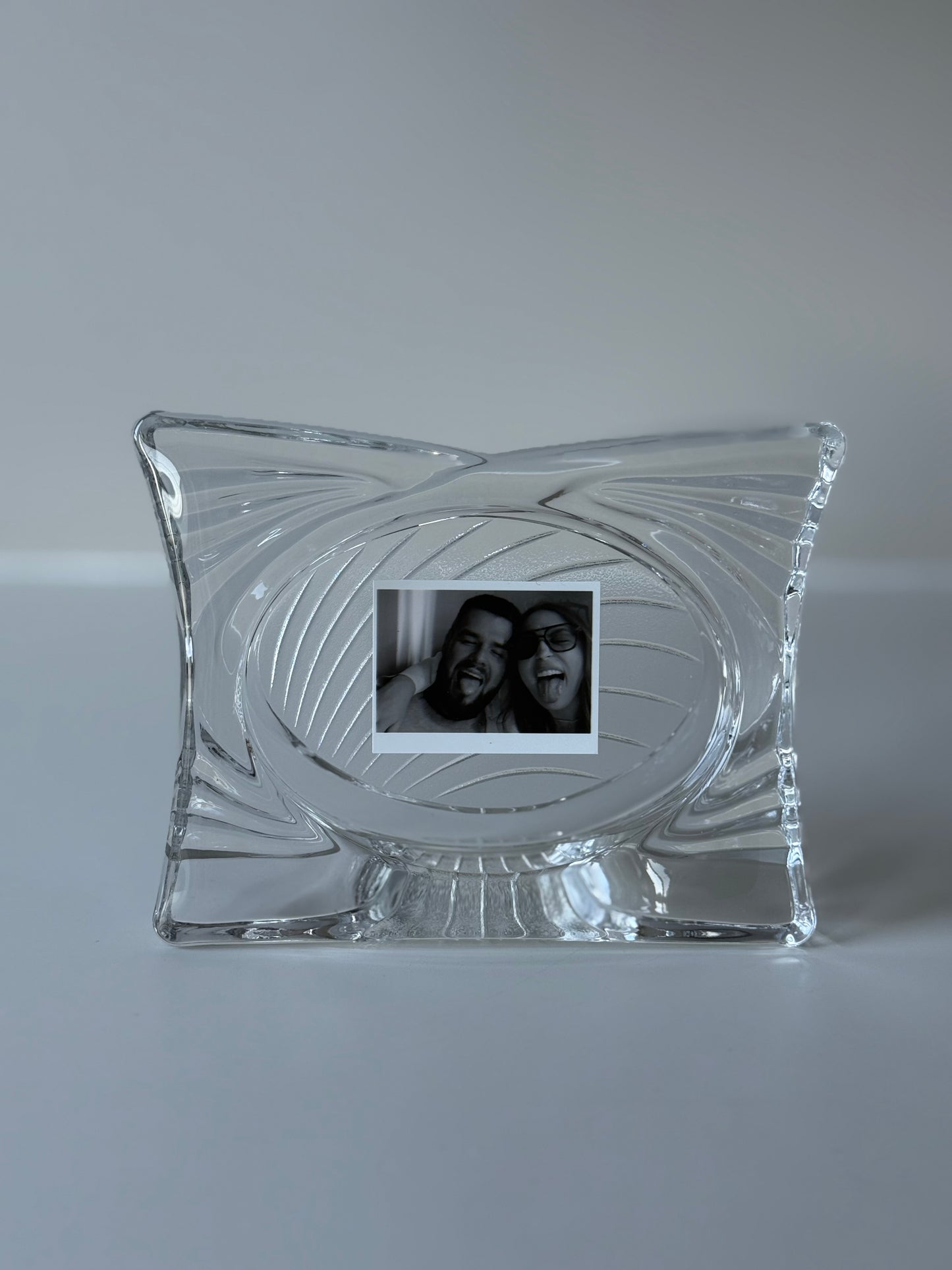 Vintage Mikasa Crystal Photo Frame